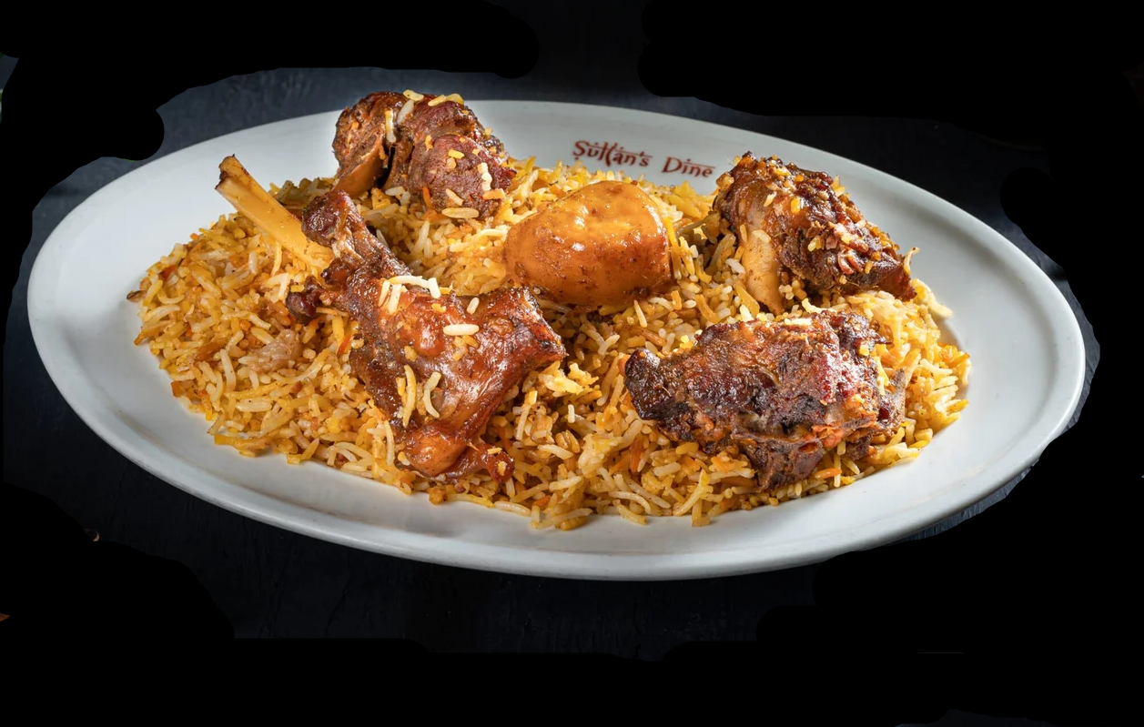 Mutton Kacchi with Borhani